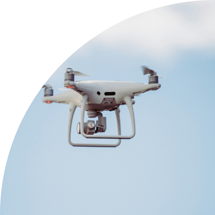 a drone being used to deliver products