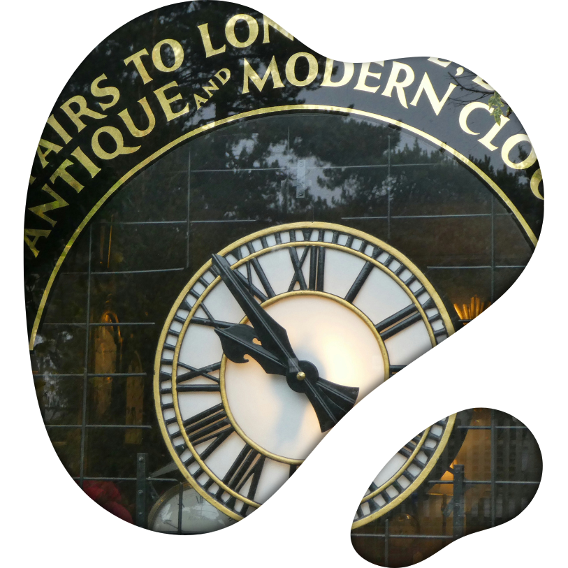 a local clock shop in Bournemouth