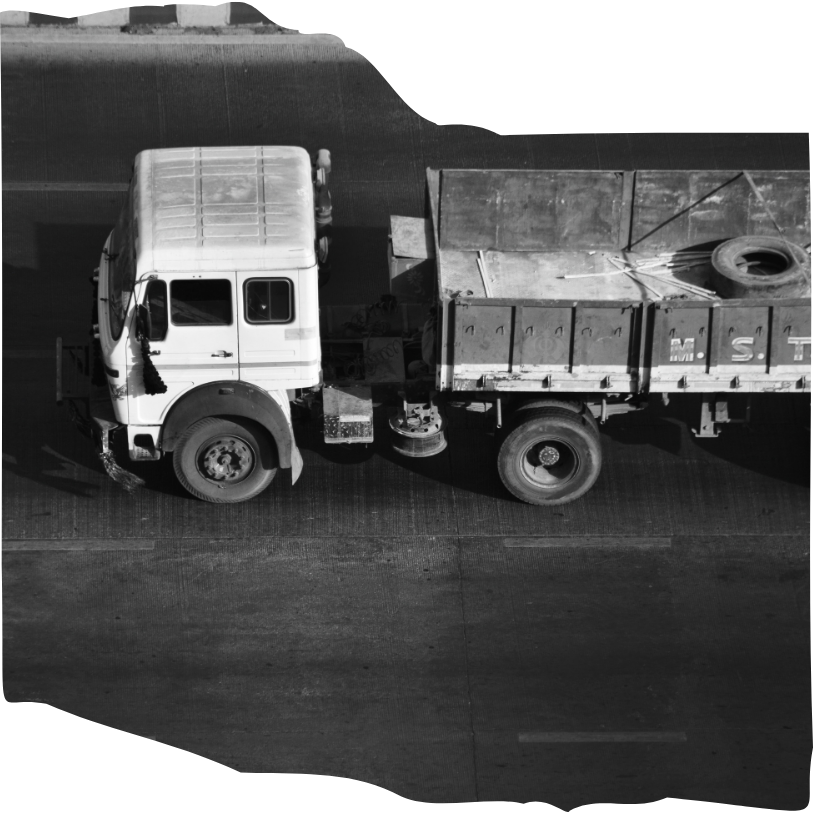 a heavy goods vehicle delivering goods