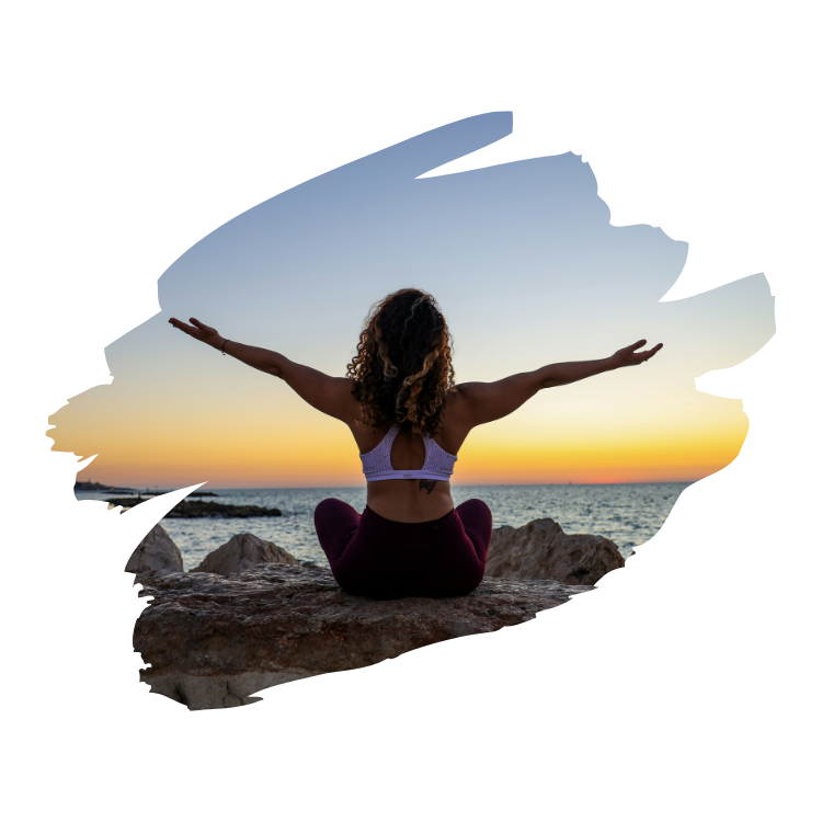 Employee attending a workplace wellness session